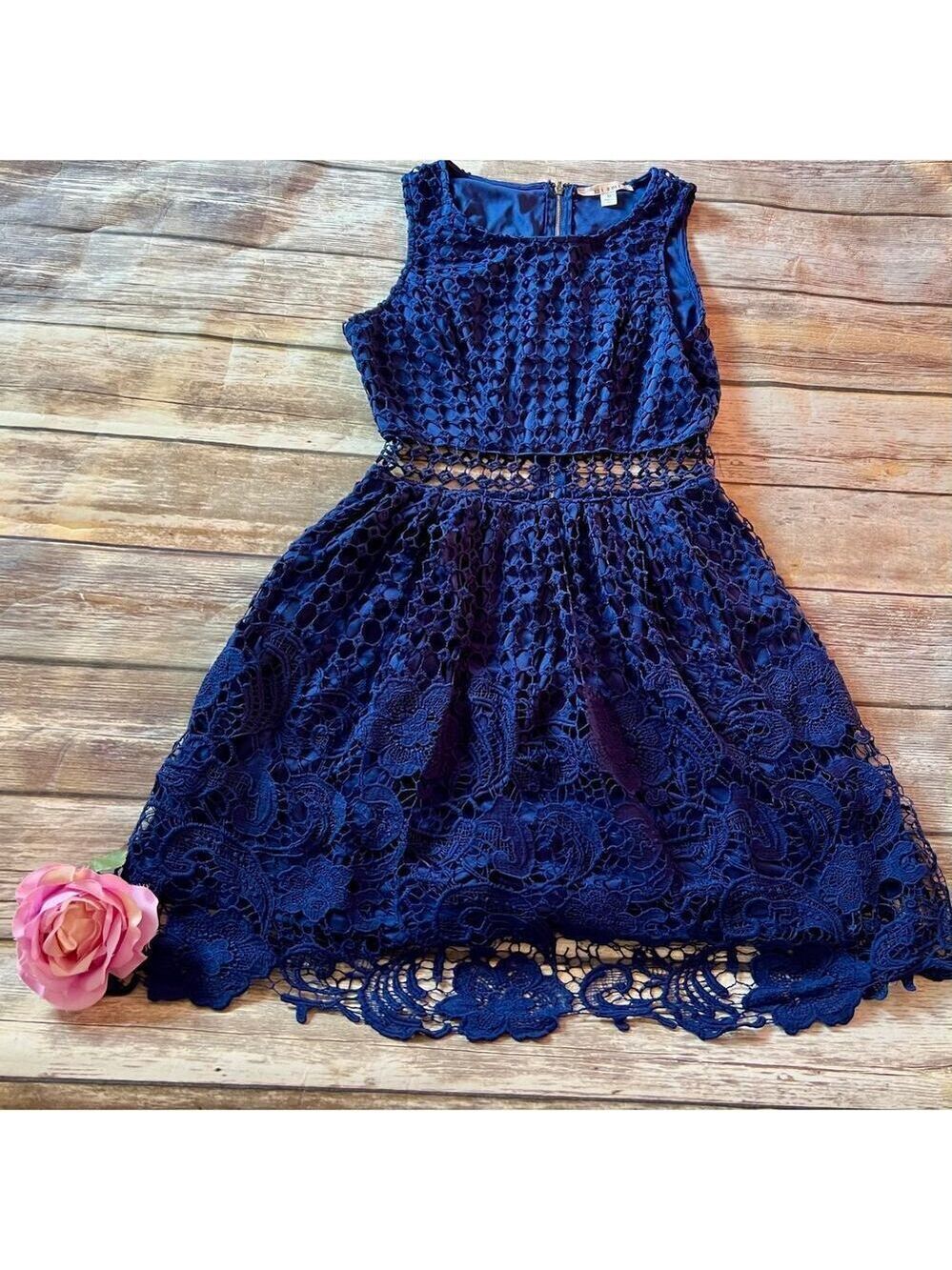 FUN NAVY PARTY DRESS-MEDIUM